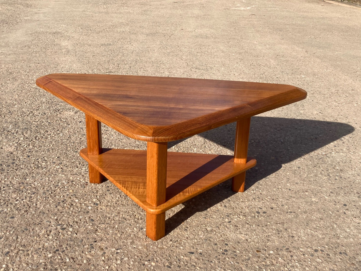 70s teak coffee table