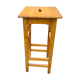 Tabouret haut en bois
