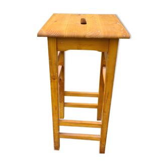 Tabouret haut en bois