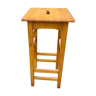 High wooden stool