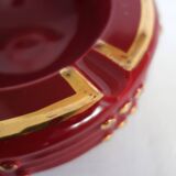 Vintage earthenware ashtray 40/50 Blanche Letalle