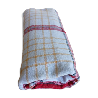 Nappe ancienne à carreaux