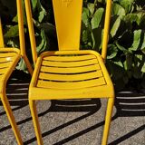 Lot de 4 chaises tolix modèle t4