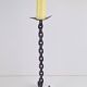 Brutalist Chain Floor Candleholder from Franz West, France, 1960s