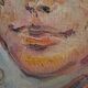 Portrait by Henri Zayan, HST painting, French school, mid-20th century.