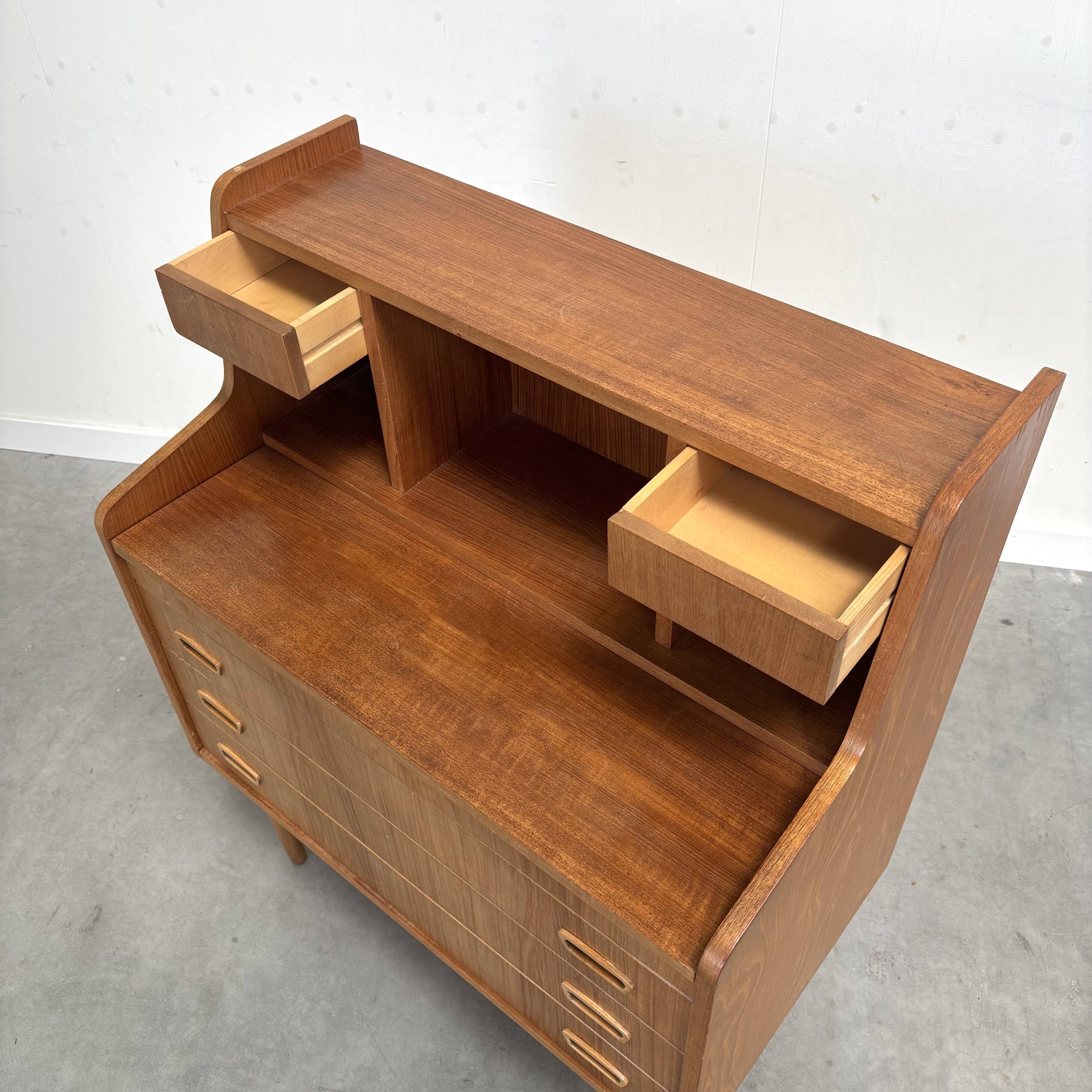 Danish teak secretaire 1960s