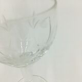 Lot de verres à liqueur en cristal