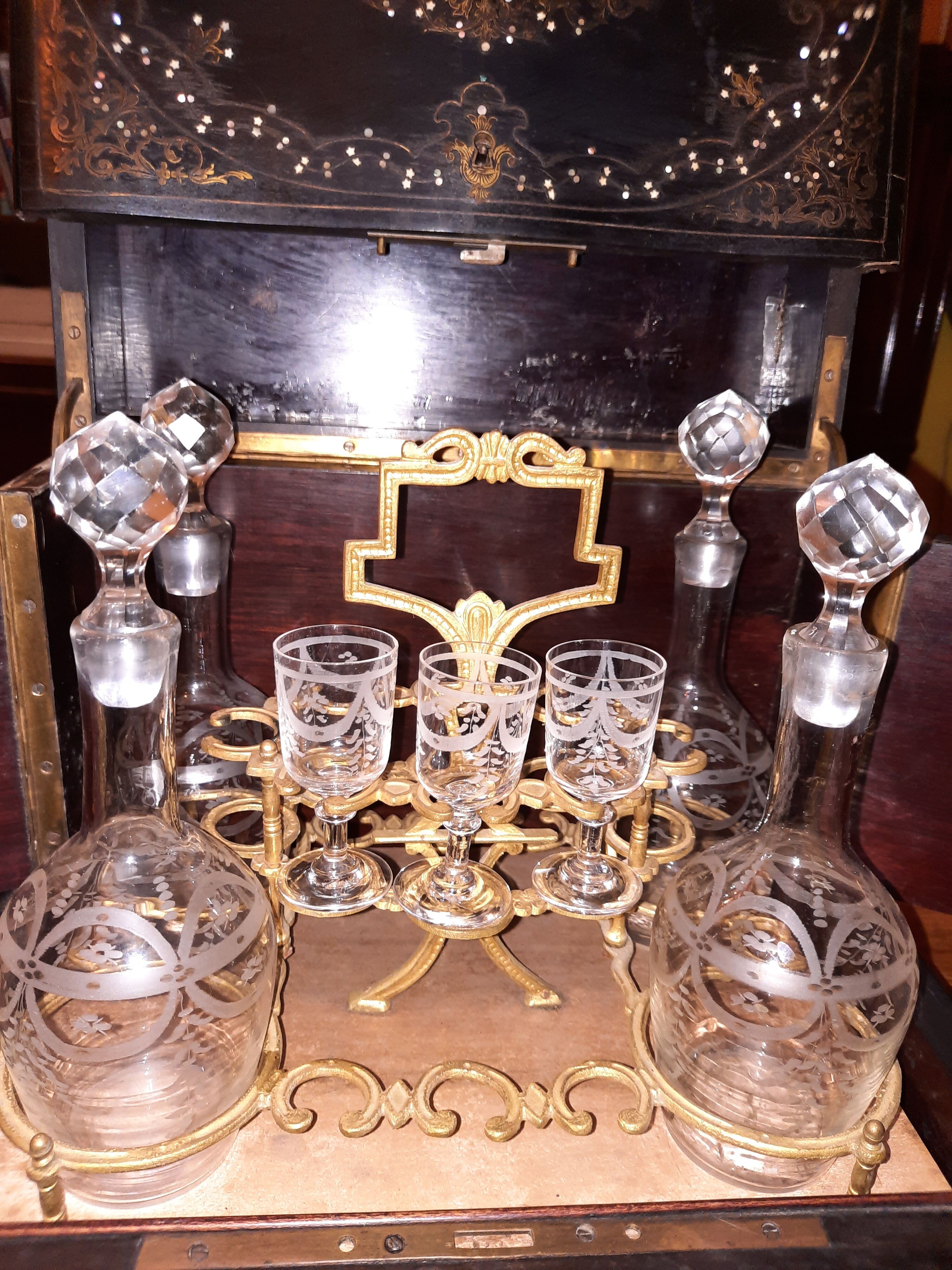Cave à liqueur Napoléon III