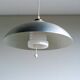 Nordiska Kompaniet adjustable pendant lamp, aluminium and porcelain, 1950