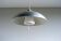 Nordiska Kompaniet adjustable pendant lamp, aluminium and porcelain, 1950