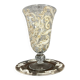 luxurious crystal vase and tray set / Murano - Baccarat