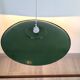 Large green industrial workshop pendant light 50 cm, ceramic socket