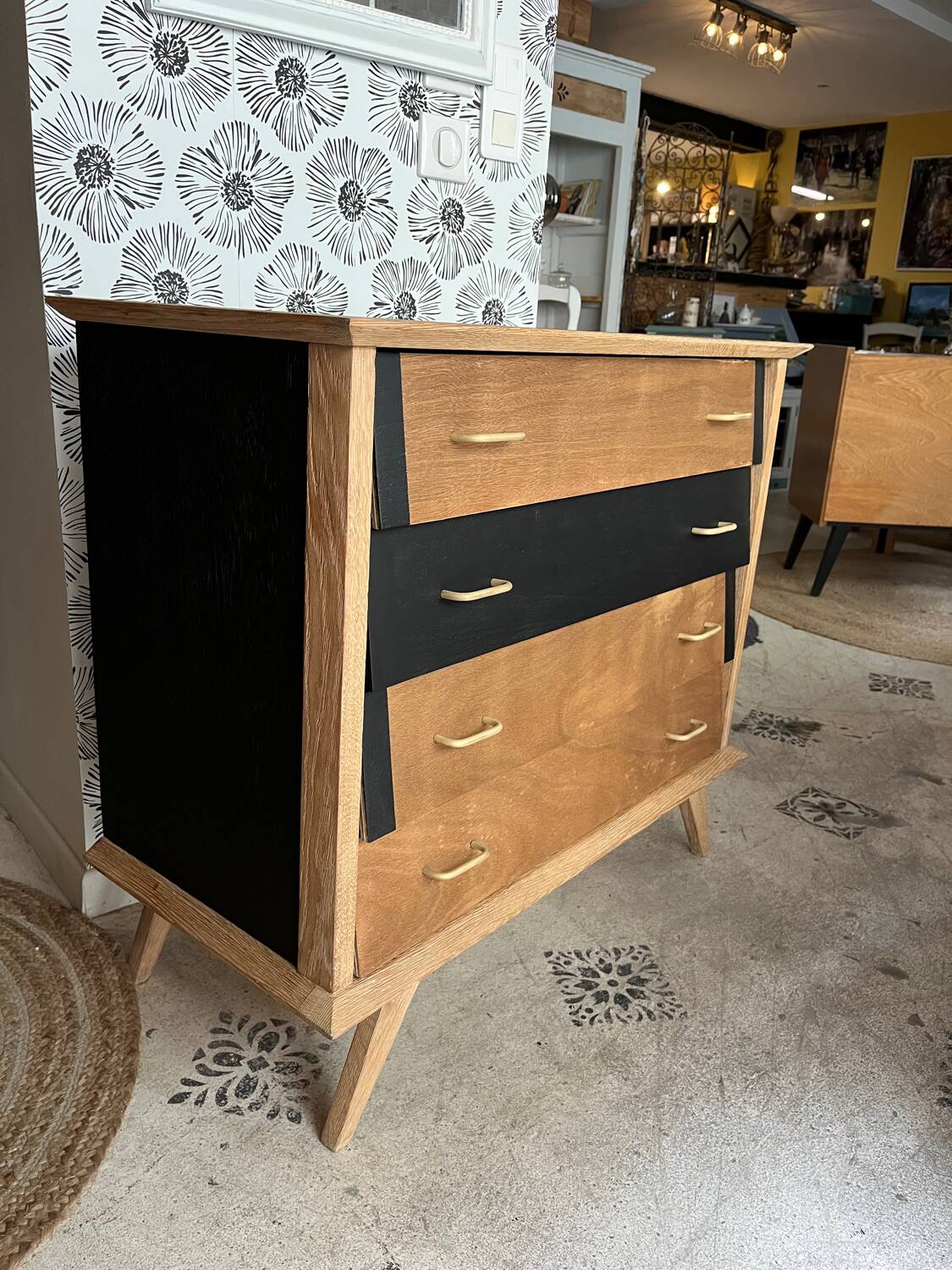 Scandinavian chest of drawers, 1950s-70s