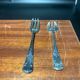 Silver metal cutlery set 3 drawers