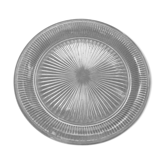 flat plate in blown glass
