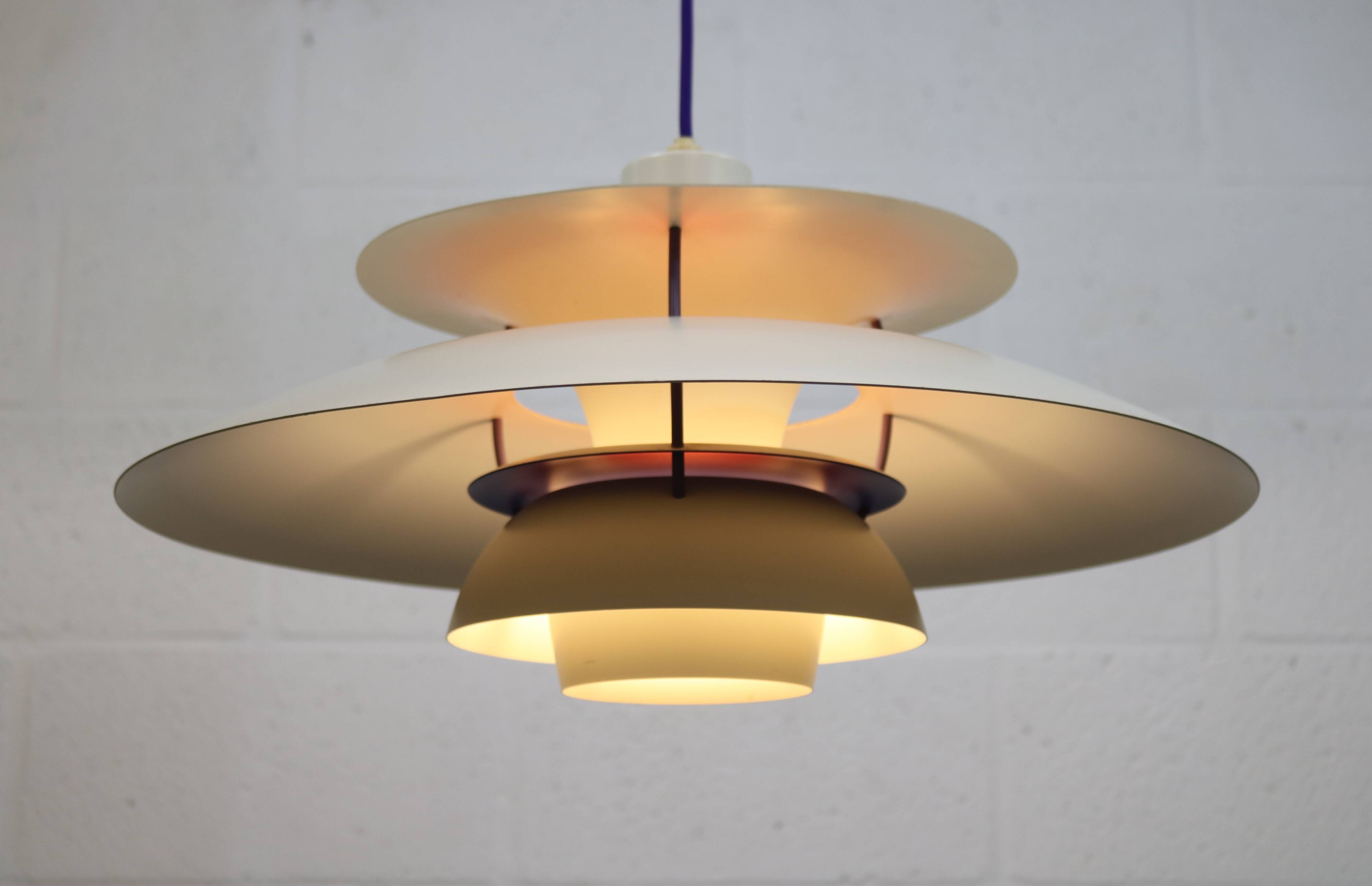 The genuine Danish item - PH5 pendant - original white colour - Louis Poulsen
