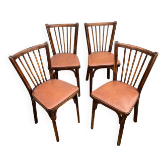 Serie de 4 chaises baumann