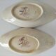 Two vintage U&C Sarreguemines Buffon model dishes