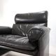 Saporiti Italia leather armchair by Giovanni Offredi, 1970