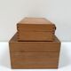 Old wooden box from the 70s