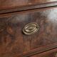 Large antique English oak double chest of drawers from the 18th century
