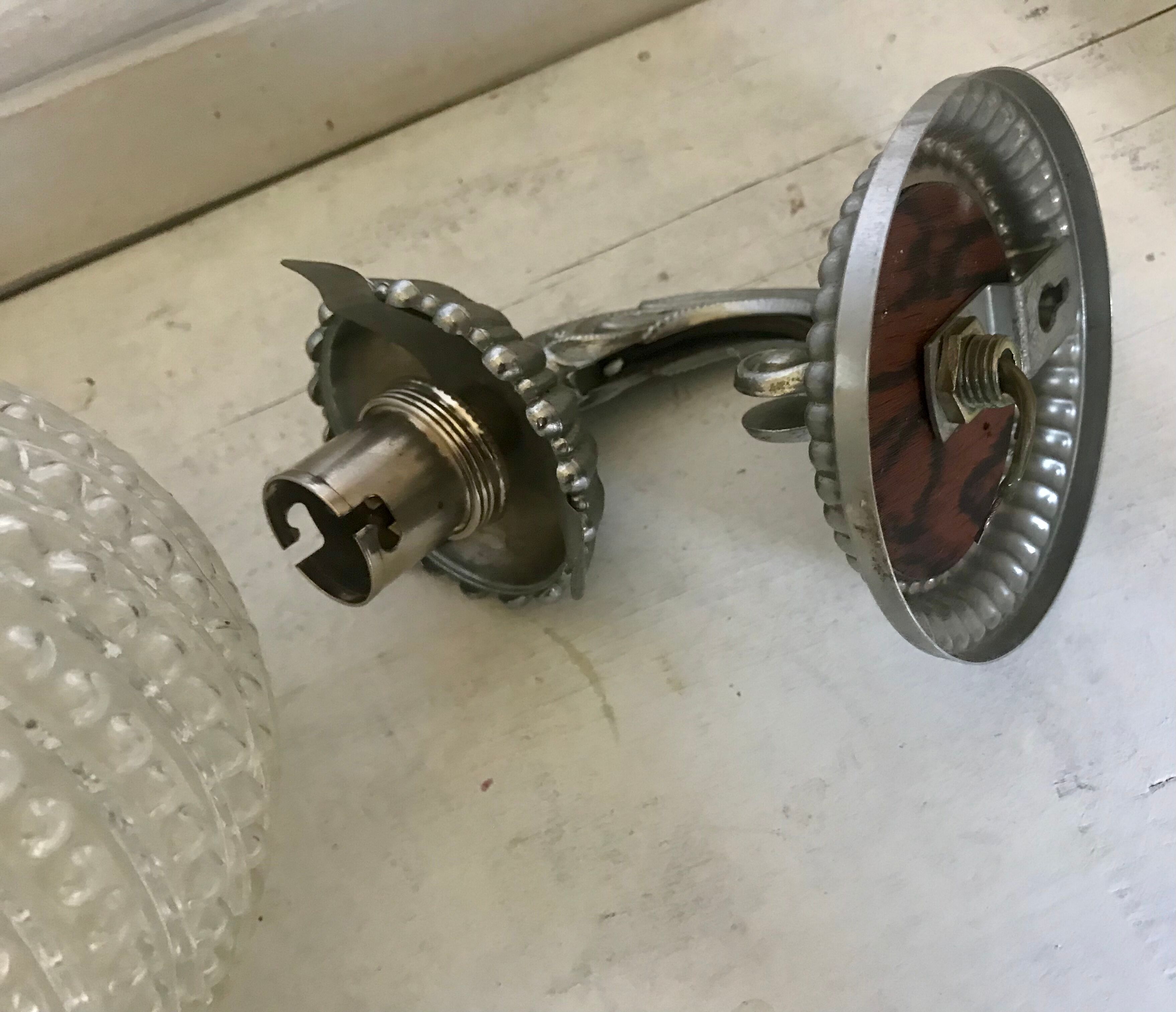 Pair of vintage wall lamps