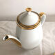 27-piece coffee and tea service in white Limoges porcelain Georges Boyer