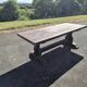 Solid wood monastery table