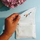 Pocket with 6 embroidered napkins
