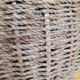 Woven rattan pendant light - H38cm