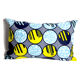 Coussin en toile berbère et wax