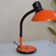Vintage Aluminor France orange lamp from the 70s 1970