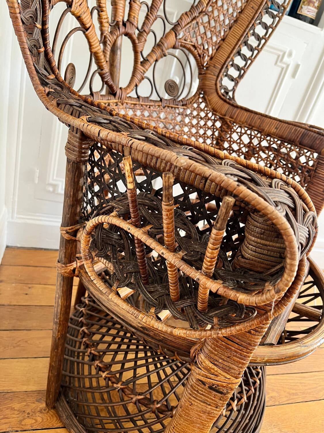 “Emmanuelle” rattan armchair, 1970