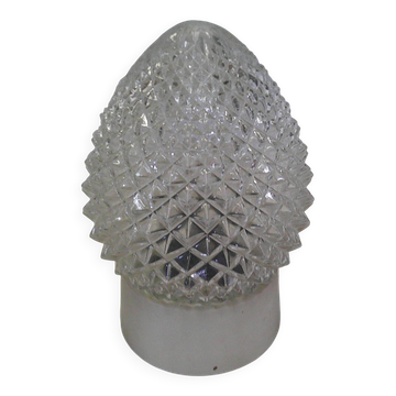 Diamond-tipped glass wall light