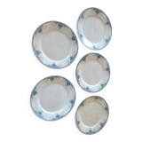 5 ironstone plates from Sarreguemines