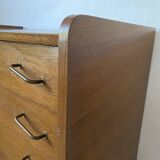 Vintage Scandinavian commode with tapered legs.