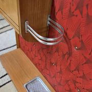 Vintage wall coat rack from the 50s/60s – Rockabilly design cloakroom