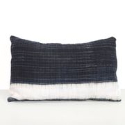 Batik Indigo Hemp Blue Cushion from the Hmong tribe