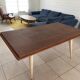 Table avec marqueterie exotique
