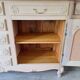 Louis XV style buffet in solid cherry wood, renovated.
