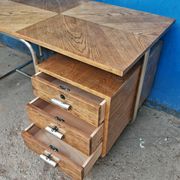 Bureau Bauhaus in ash veneer and tubular steel by Andre Lurcat