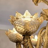 Large Murano glass chandelier – 12 lights – early 20th century