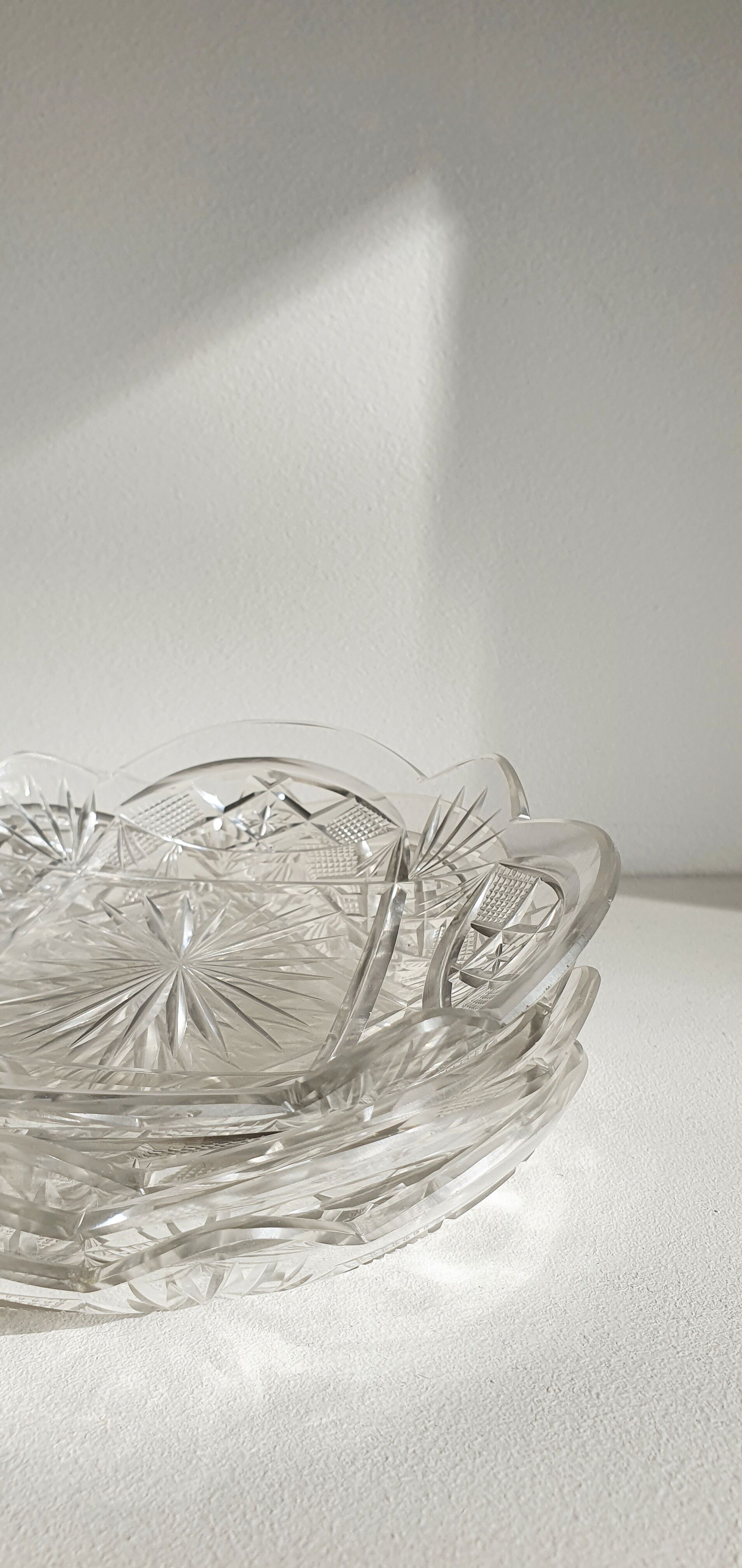 4 flat glass plates