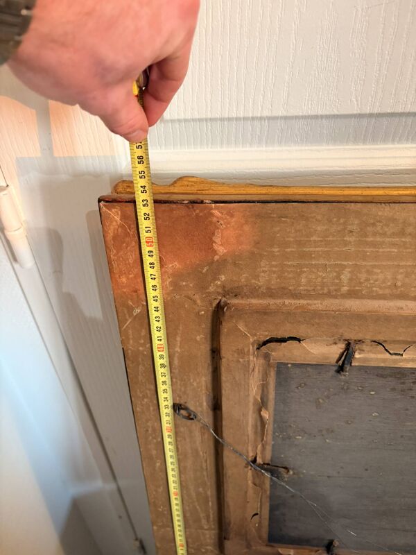 Tableau Peinture Huile Panneau HSP EDWARD WEBB Chasse Cour Chien Forêt