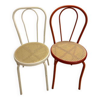 Paire de chaises bistrot vintage