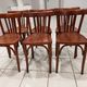Suite de 6 chaises de Bistrot vintage années 1950