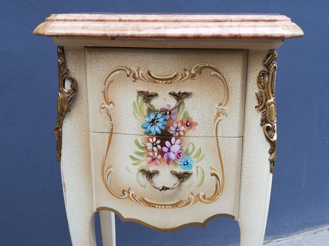 Pair of Italian Louis XV-style bedside tables