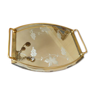 Vintage mirror tray