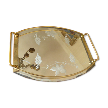 Plateau miroir vintage