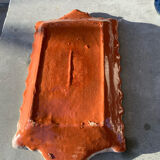 Hand-painted artisanal ceramic plate – vintage Berber decor